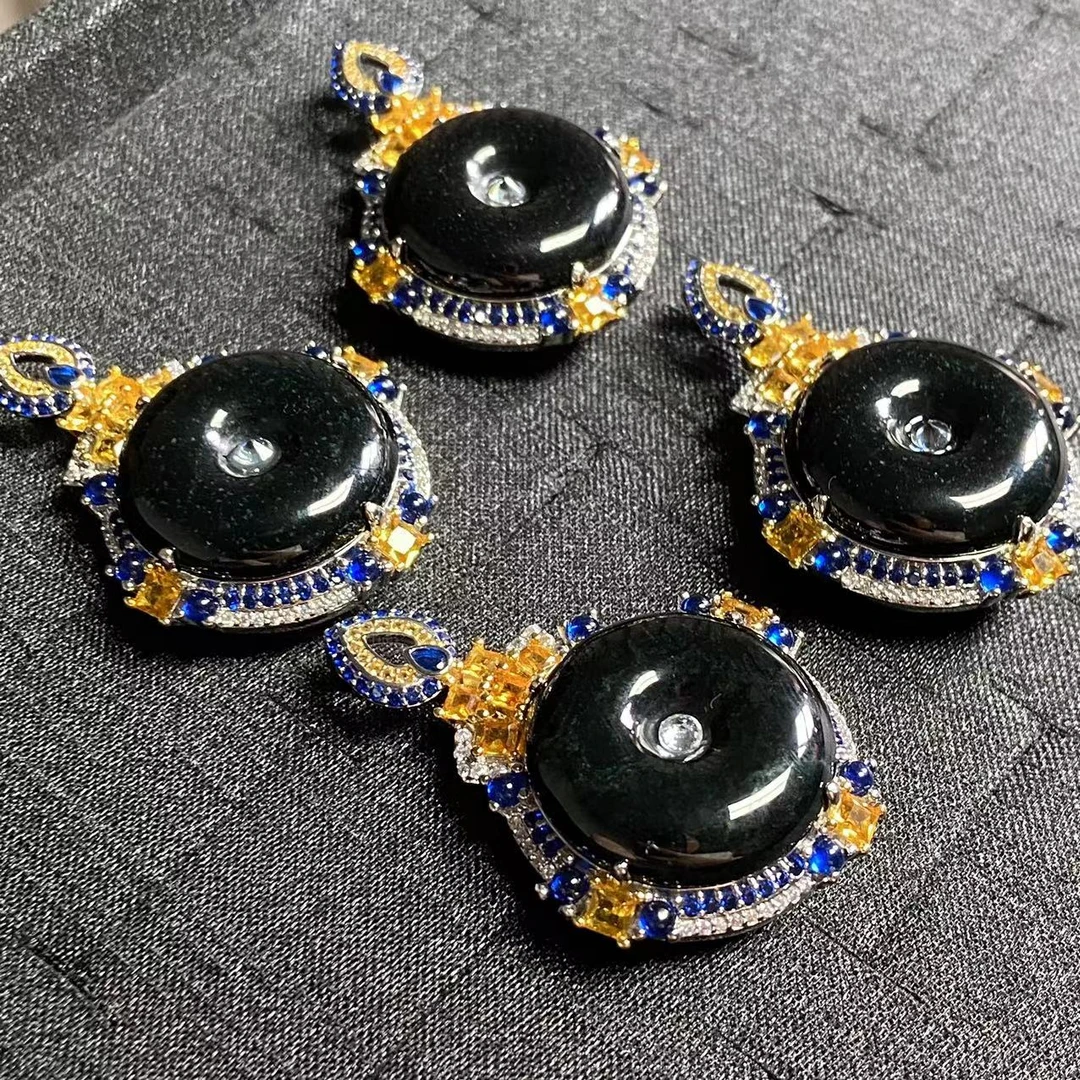 16111天然A货翡翠【平安扣】多样性发一个