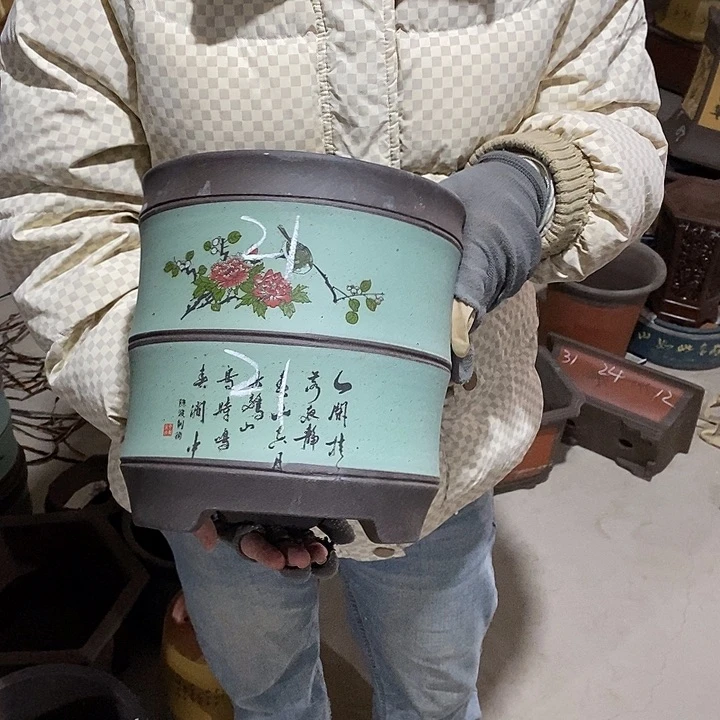 紫砂花盆紫砂花盆