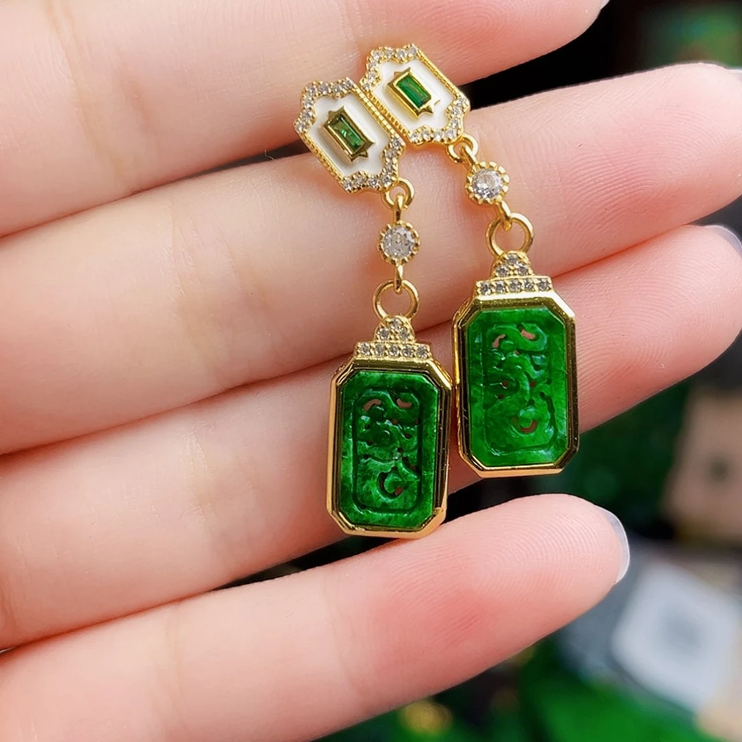 颈饰银S925镶嵌翡翠多样性