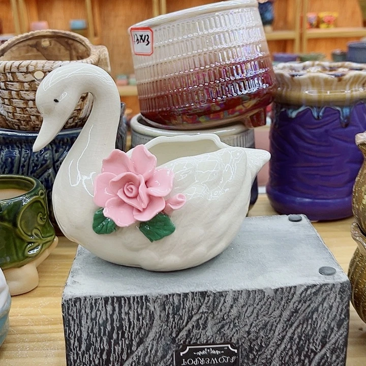 有孔.多肉陶瓷花盆！