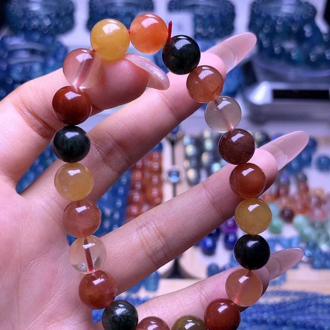 未镶嵌手串水晶多样性