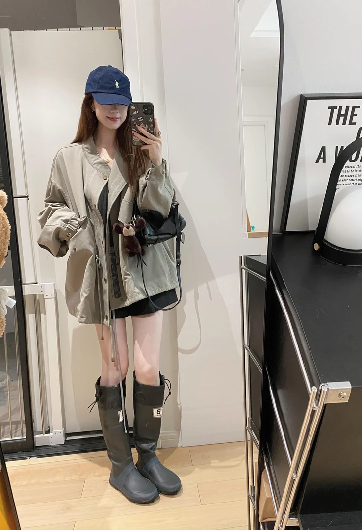 新款高级感宽松休闲风衣女中长款英伦风外套