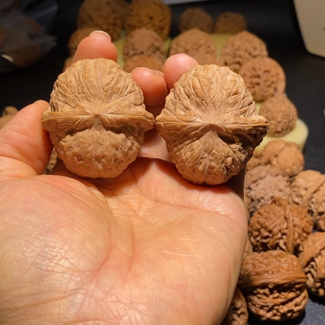 文玩核桃吊坠南瓜墩44+