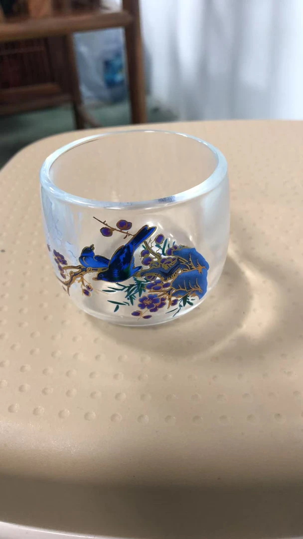 G342-玻璃喜上眉梢杯