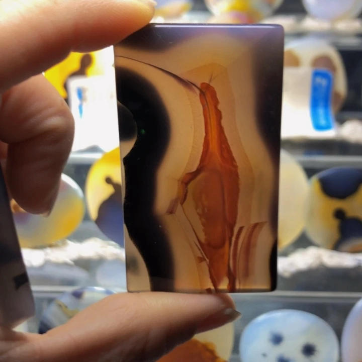 合金玛瑙/玉髓珠宝奇石73