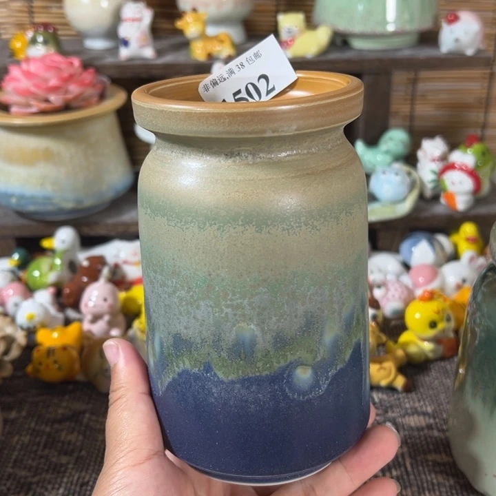 口7高14 手工花盆满30包邮