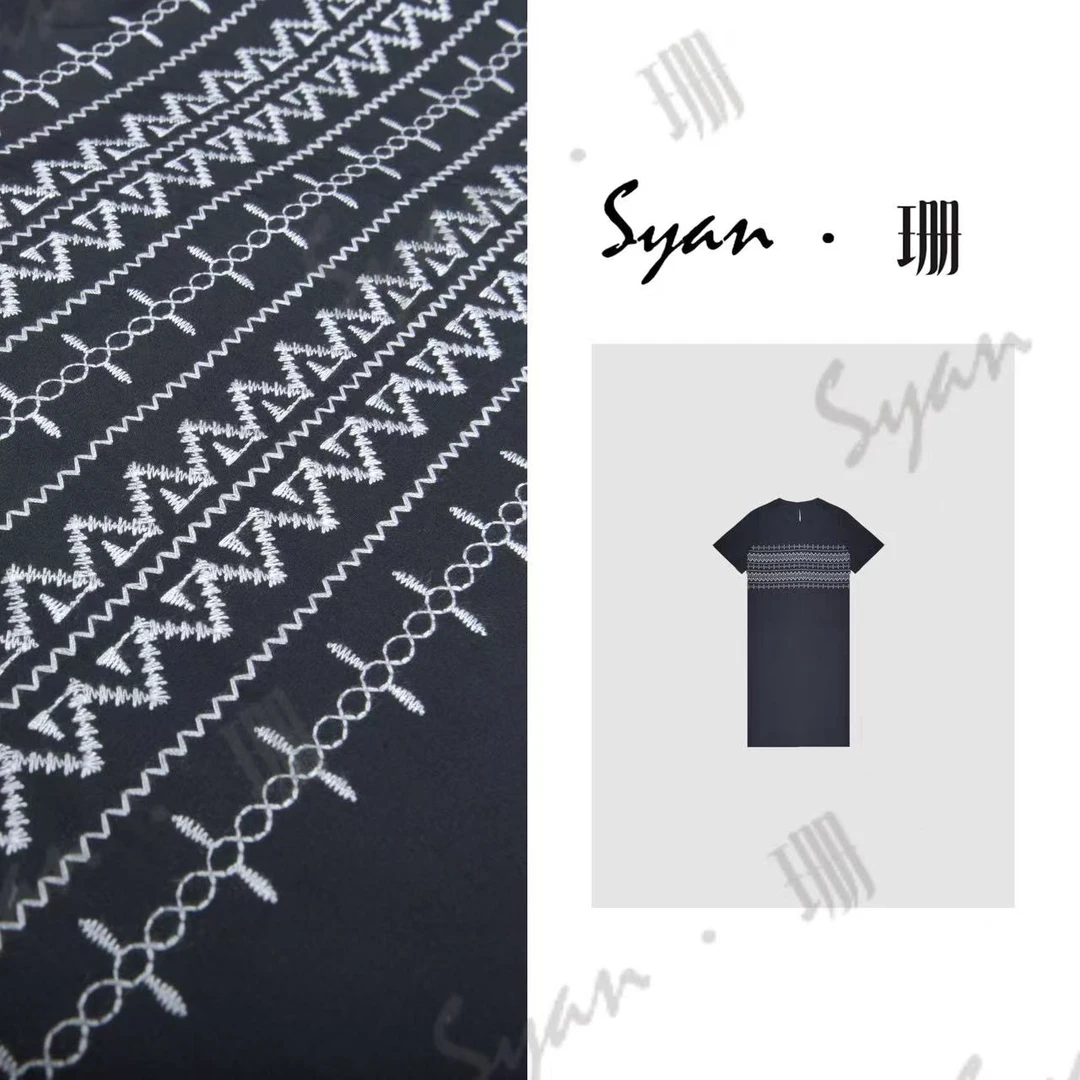 Syan【画卷】连衣裙短袖运动风夏季运动连衣裙宽松运动欧若动感风