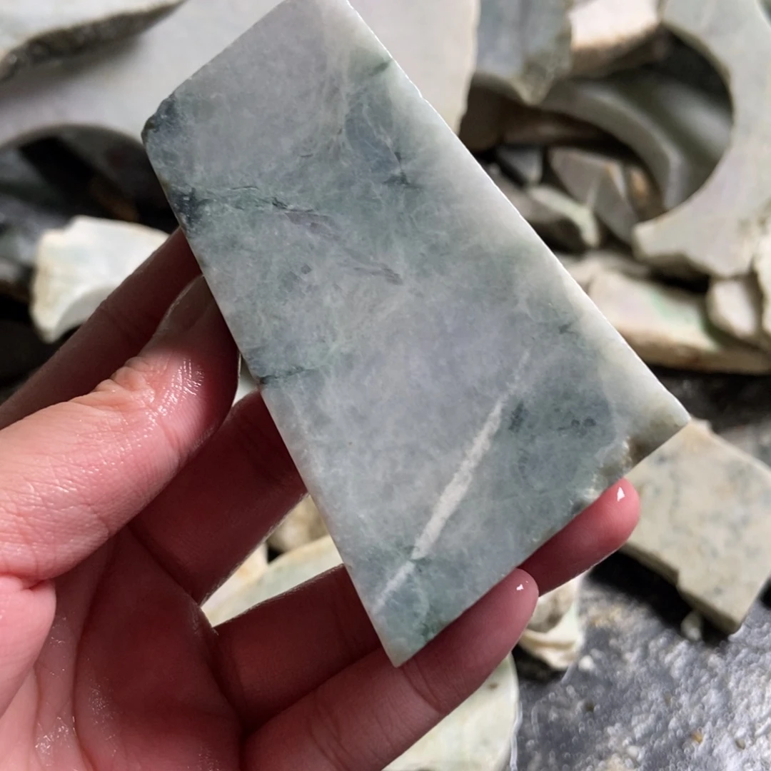 翡翠未镶嵌挂件天然翡翠
