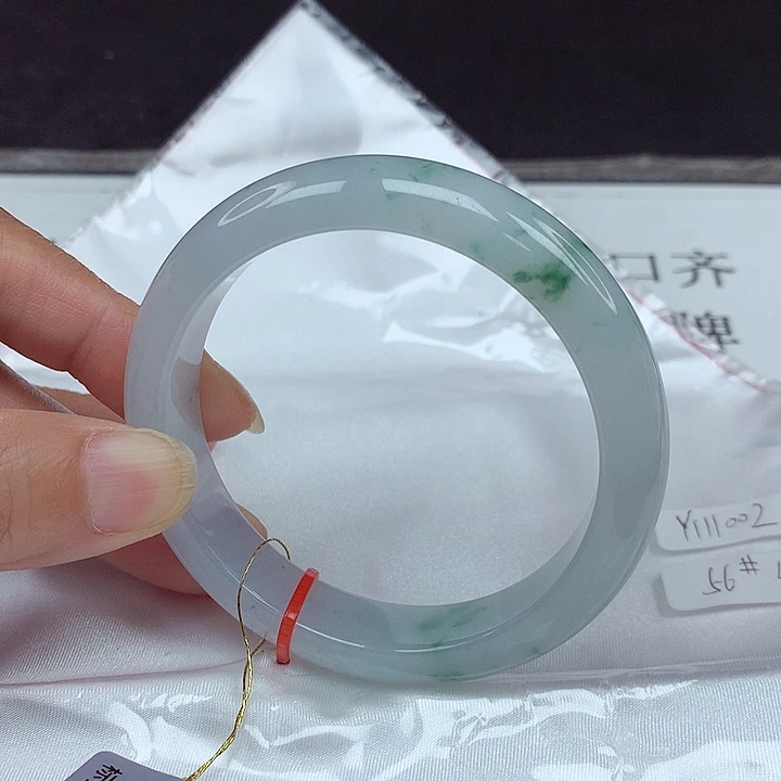 未镶嵌手镯翡翠56圈1002