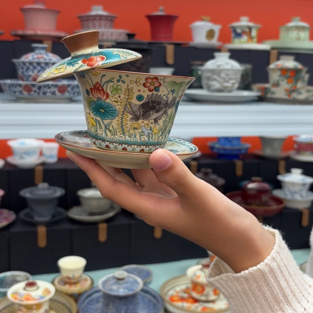 盖碗也没那么重啦笑