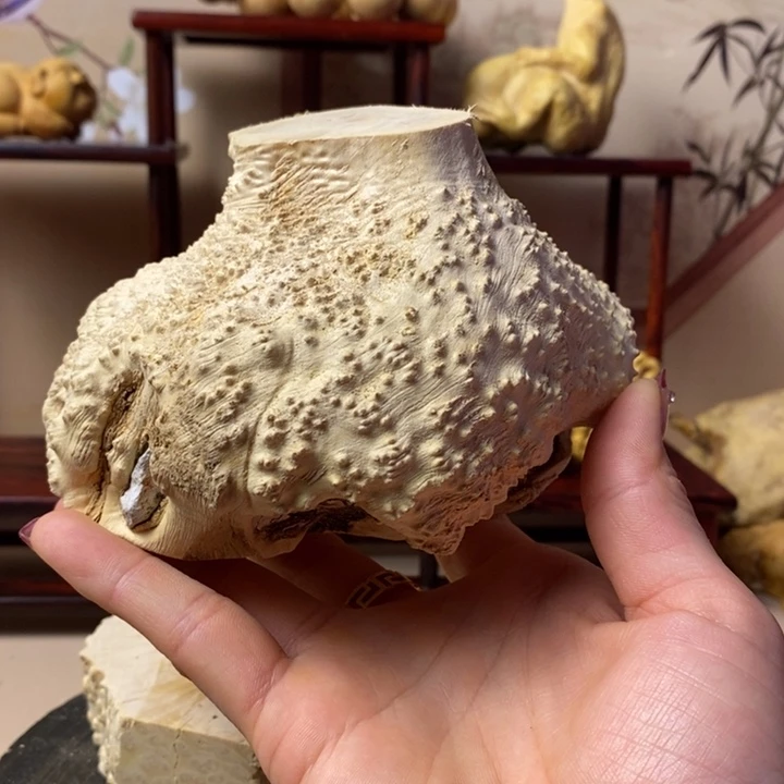 香榧木?****?黄杨木手把件