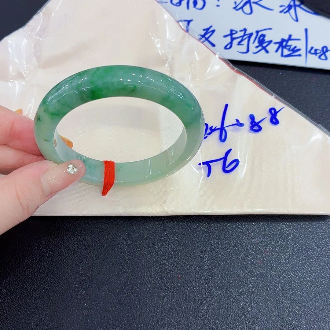 未镶嵌手镯翡翠天然缅甸翡翠手镯56