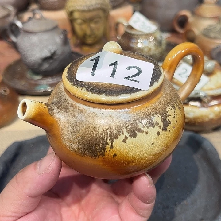 摆件柴烧裸烧茶具放漏112瑕