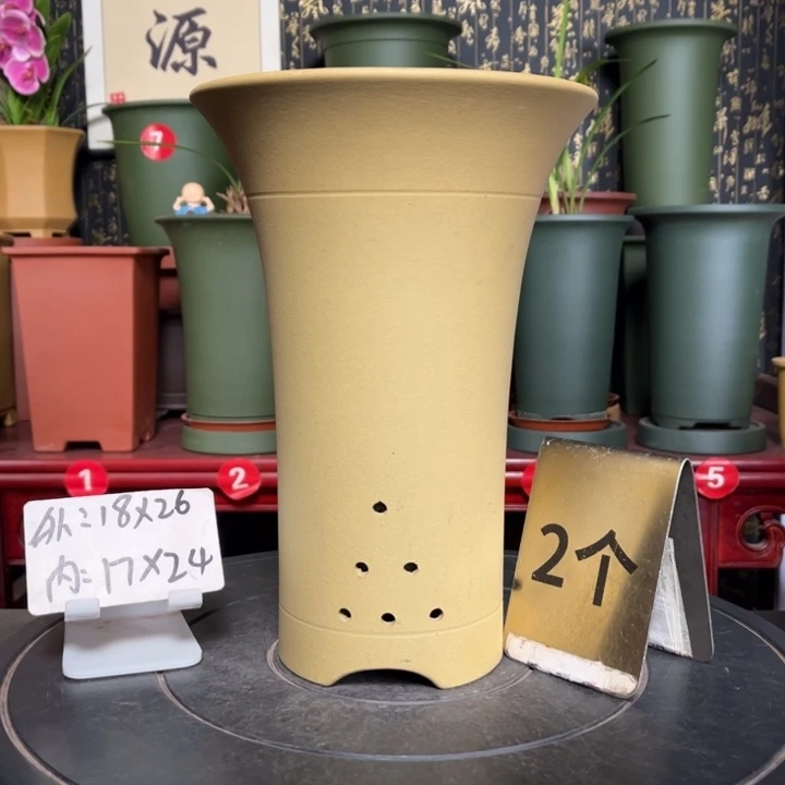 紫砂花盆紫砂花盆