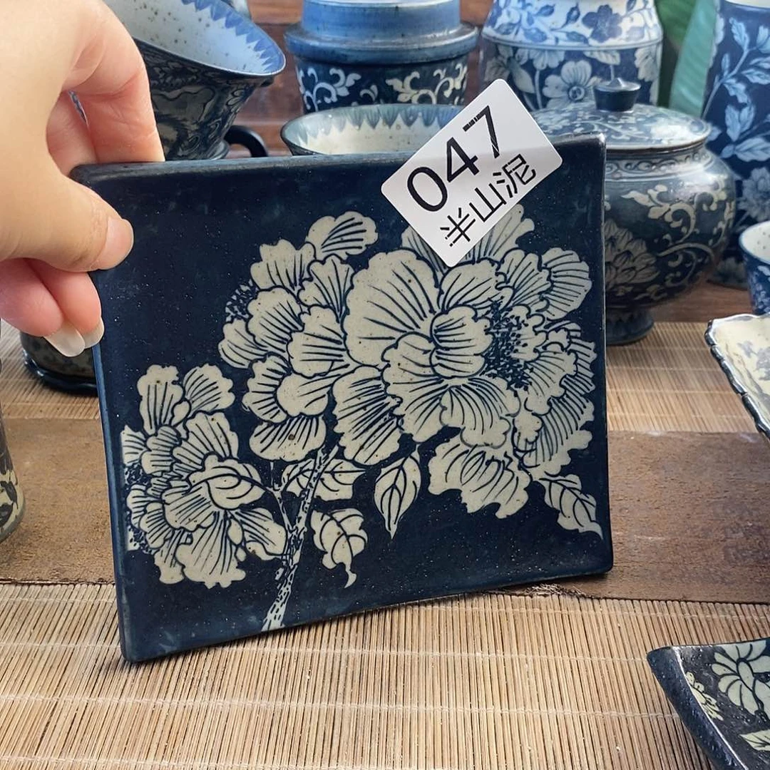 手工手绘青花高温陶瓷