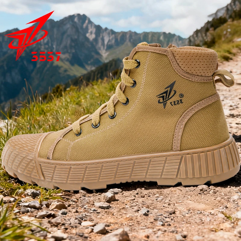 劳保鞋男鞋3537正品解放鞋马丁靴男款工装鞋高帮工地帆布工地休闲