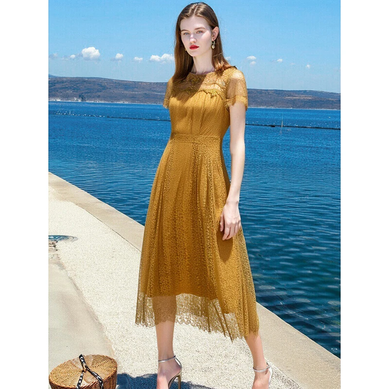 春夏新款时尚休闲百搭连衣裙 绮6002E