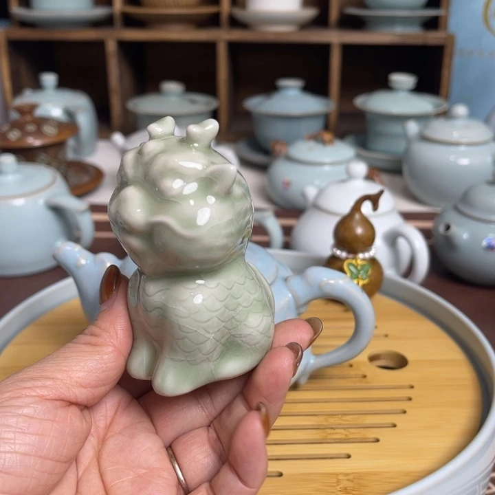霈***蘅汝州原矿原釉茶宠