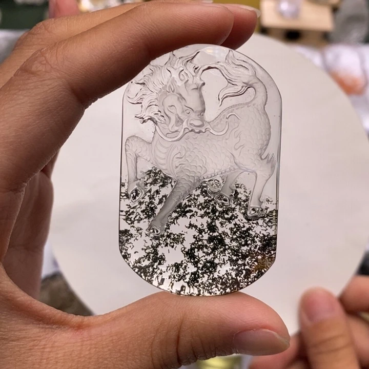 福***收水晶颈饰未镶嵌定制