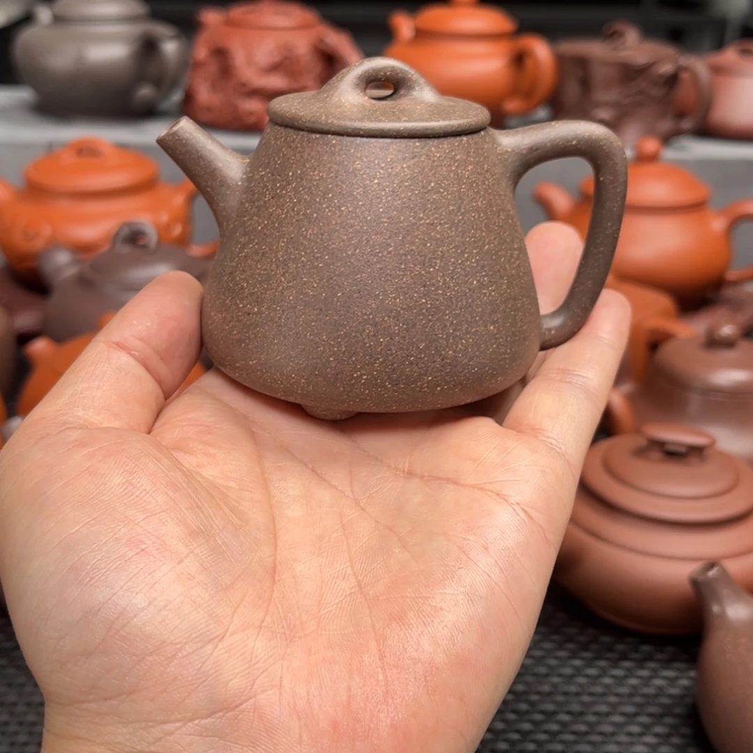 紫砂茶壶紫砂艺术茶具套装蟹克青