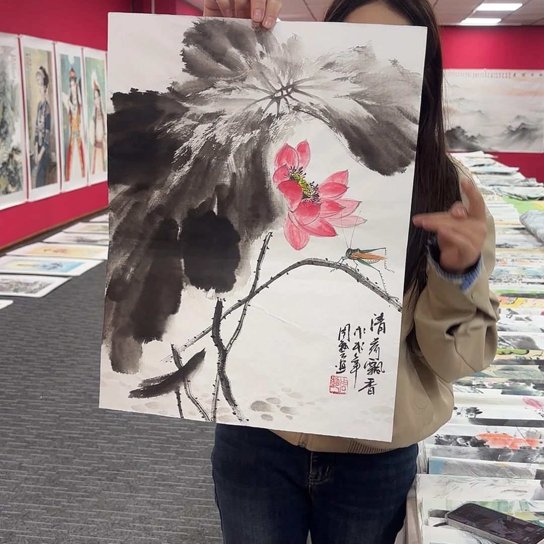 国画国画作品纯手绘