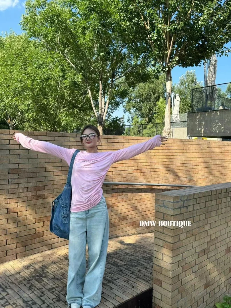 DMW字母 T恤长袖(1306)