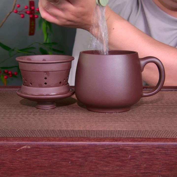 茶杯紫砂高货放漏