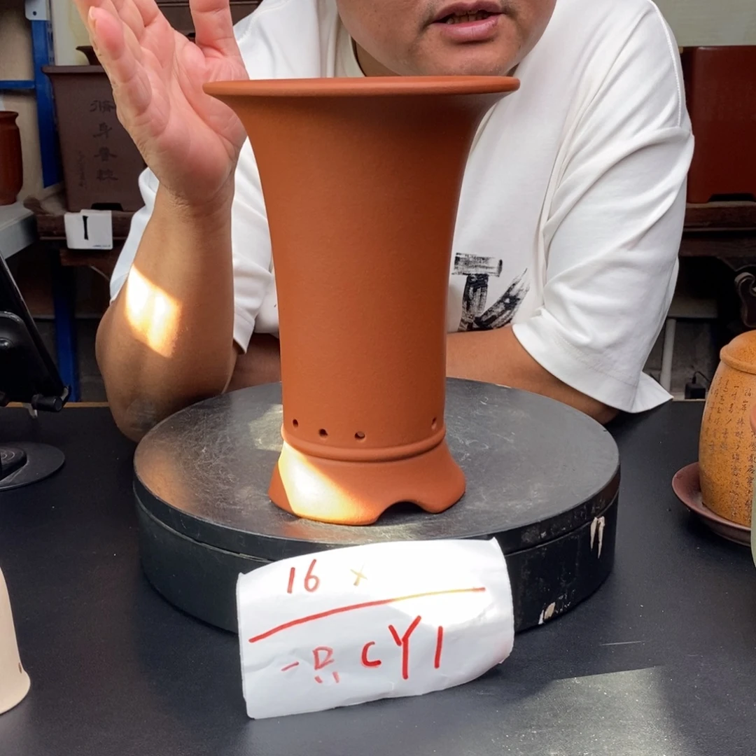紫砂花盆货号一只CY1