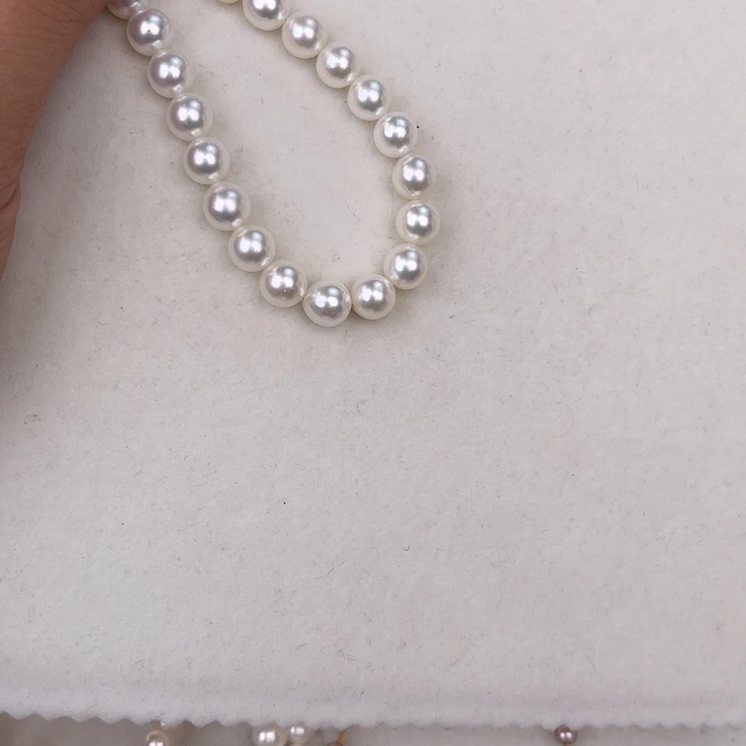 海水珍珠银S925镶嵌手绳