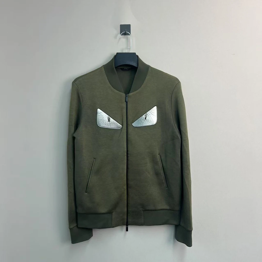 99新 FENDI/芬迪 小怪兽拉链夹克/48码/价10500