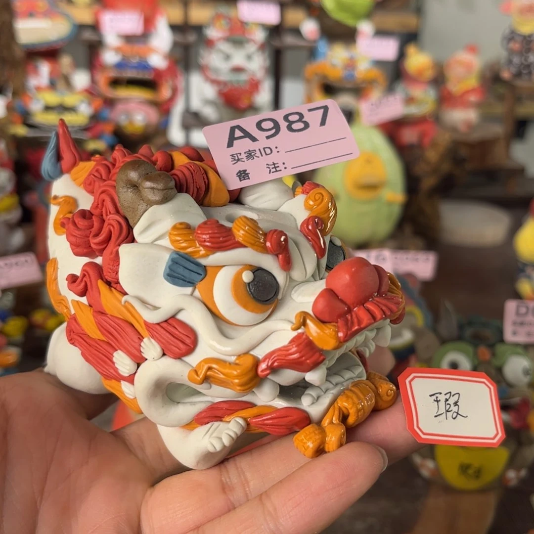 泥塑纯手工茶宠摆件