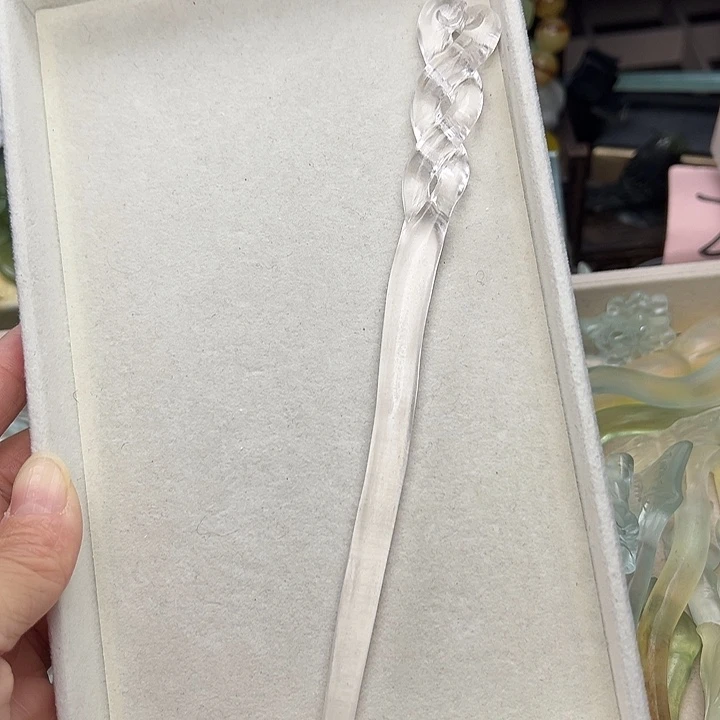 蛇纹石玉未镶嵌发簪