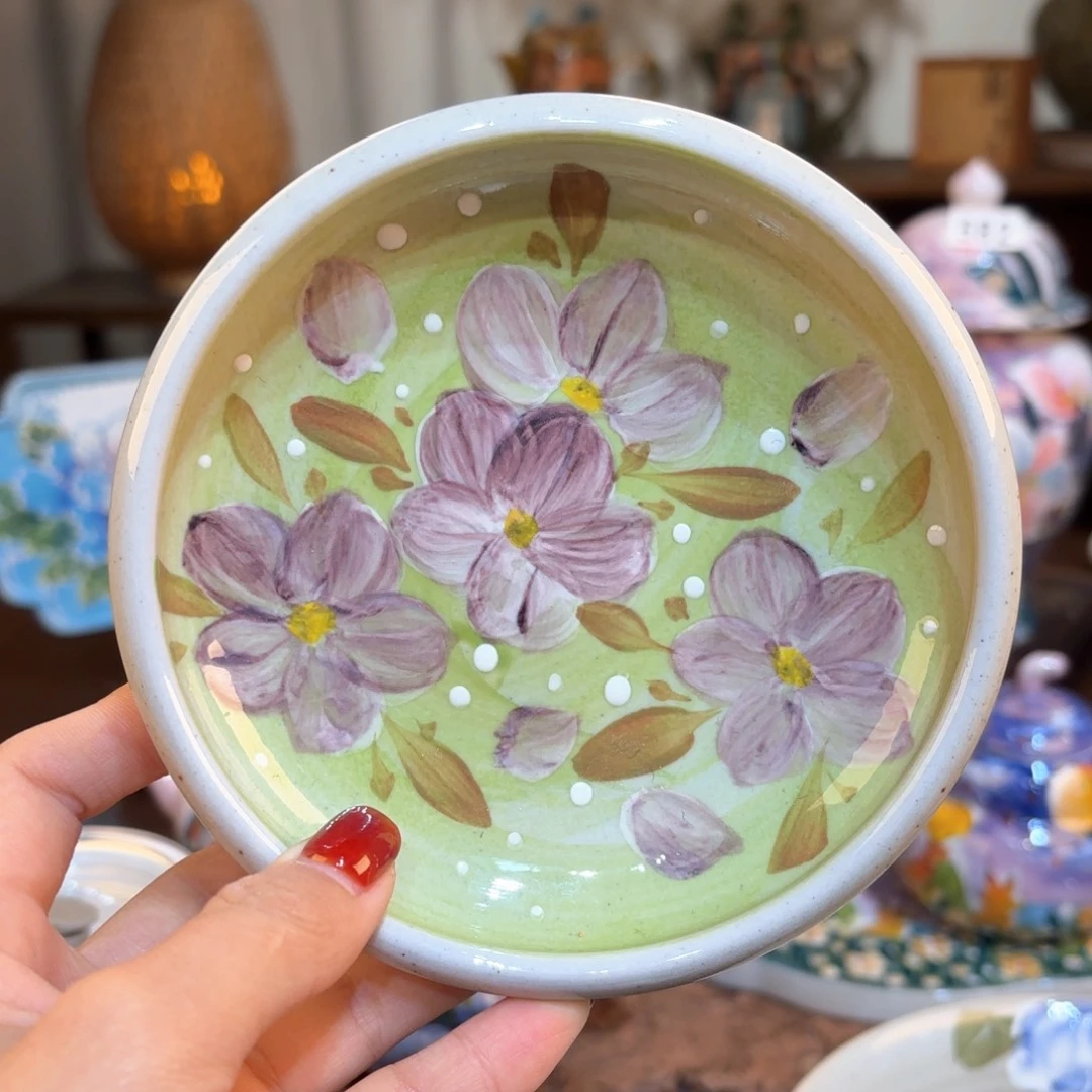 景德镇手绘高温釉下彩陶瓷茶具