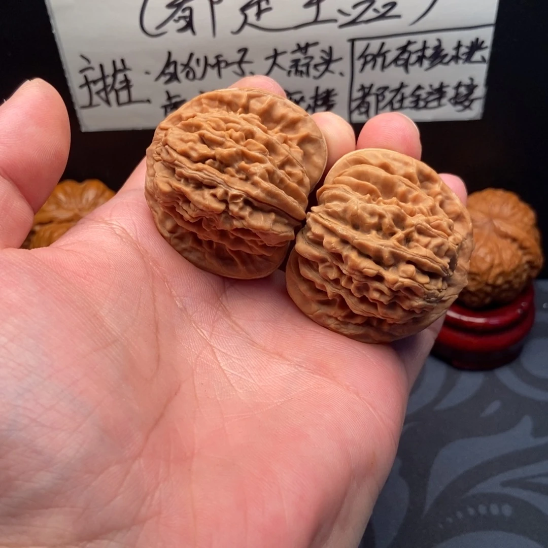 文玩核桃把件四座楼(42尺寸)