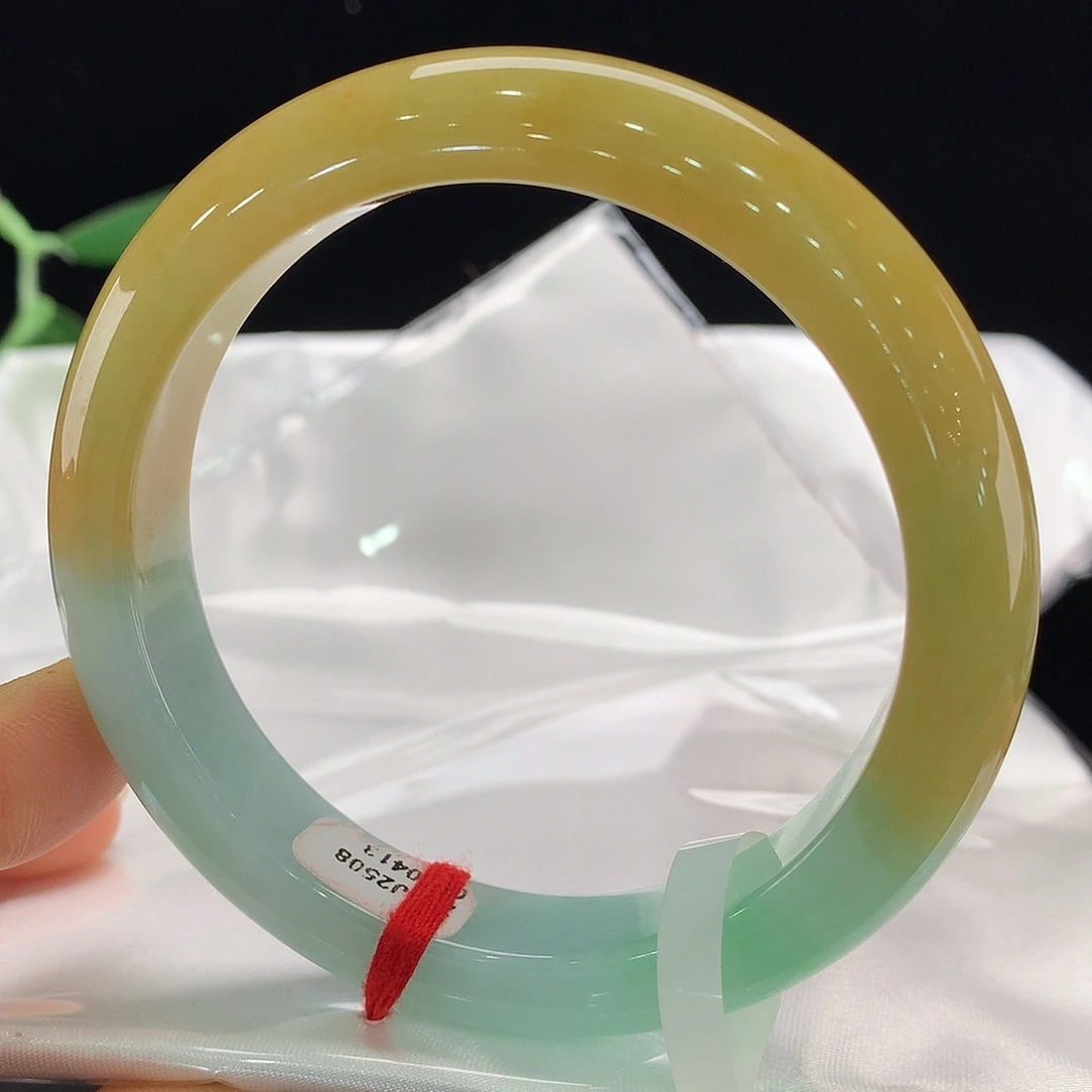 翡翠未镶嵌手镯0413