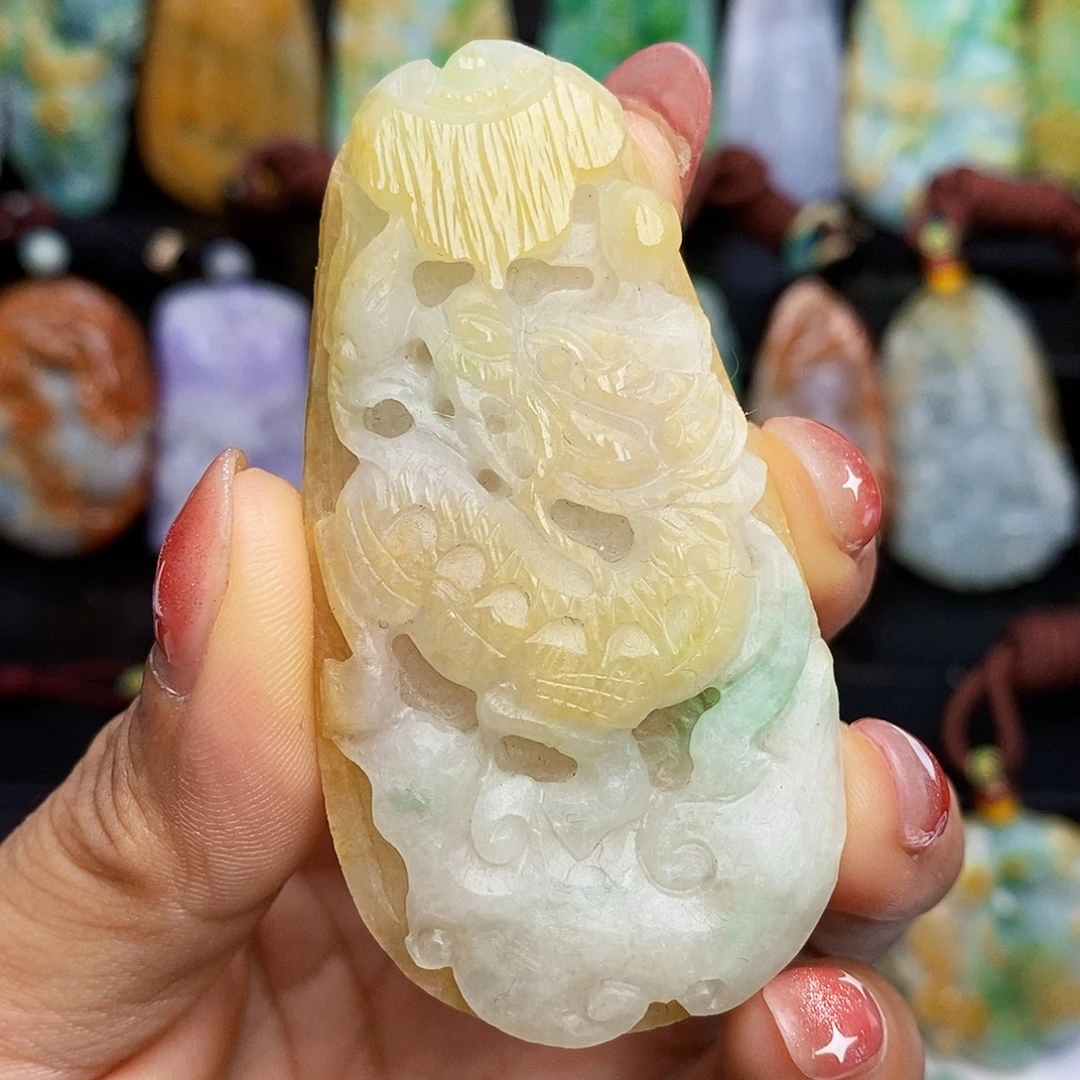 未镶嵌定制翡翠翡翠A货一物一证福利价麒麟