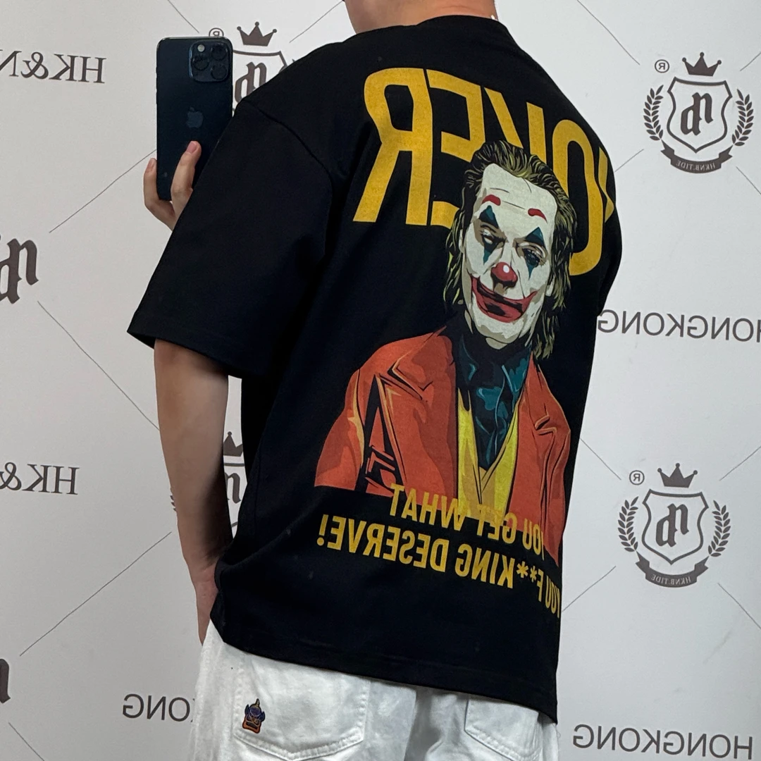 HK&NB x 设计师系列 夏季短袖常规印花T恤嘻哈潮流tenniscore