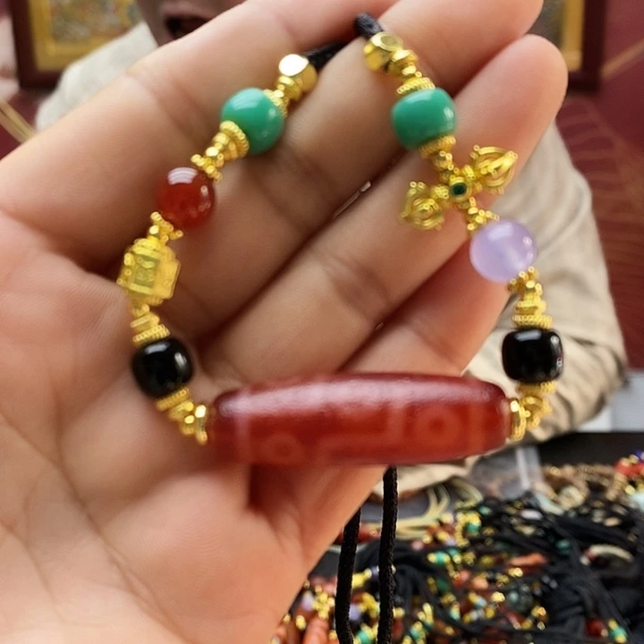 玛瑙/玉髓合金颈饰