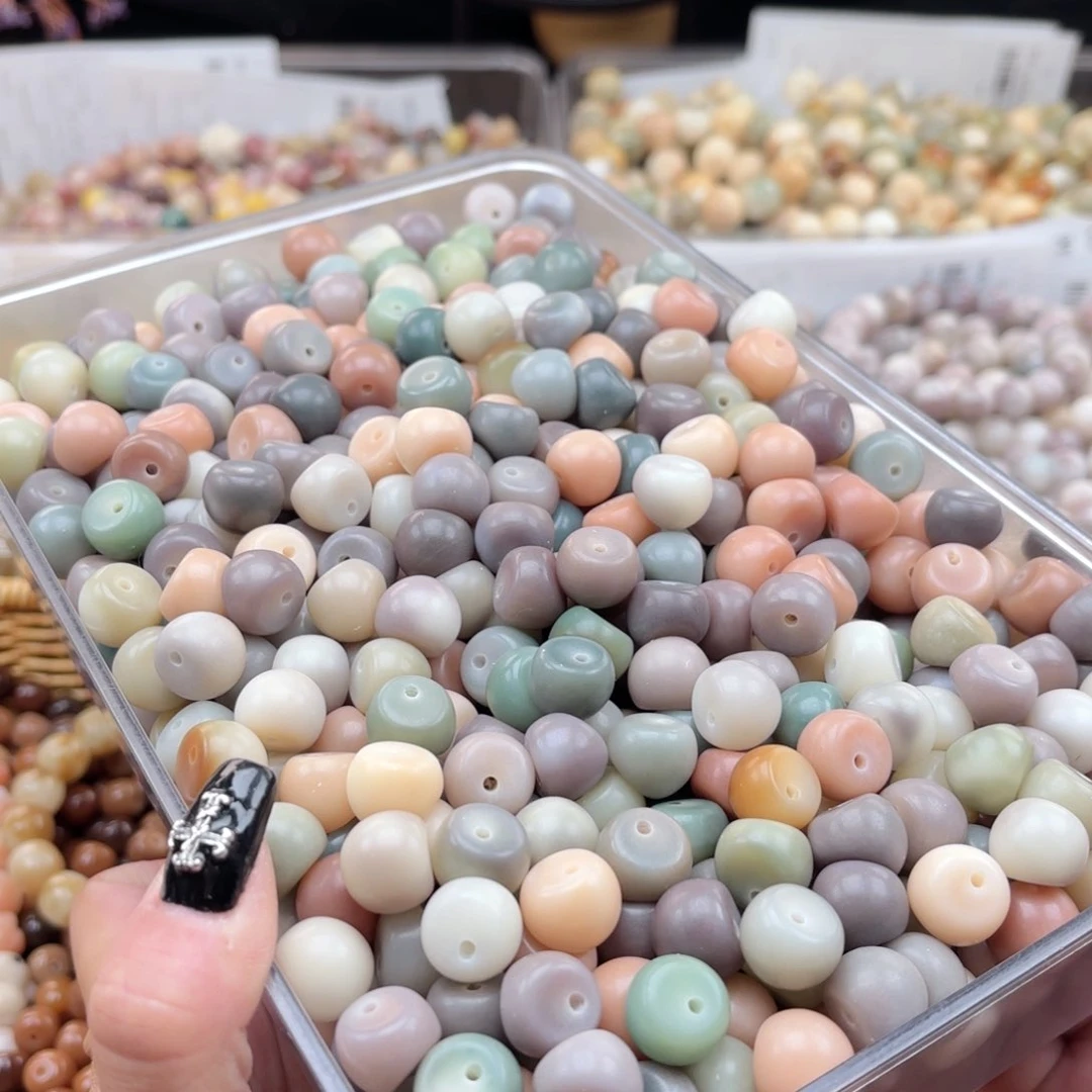 白玉菩提吊坠wq13.75mm30颗 闪电纹蒜瓣