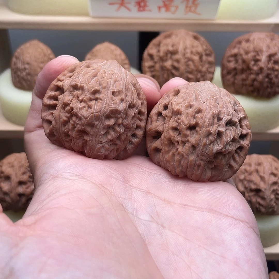 吊坠文玩核桃41全品绣球