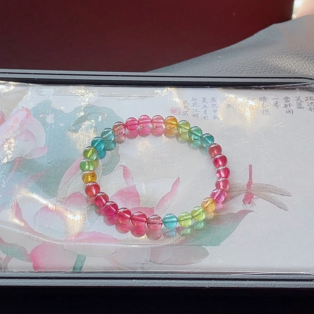 手链未镶嵌碧玺6.7mm左右