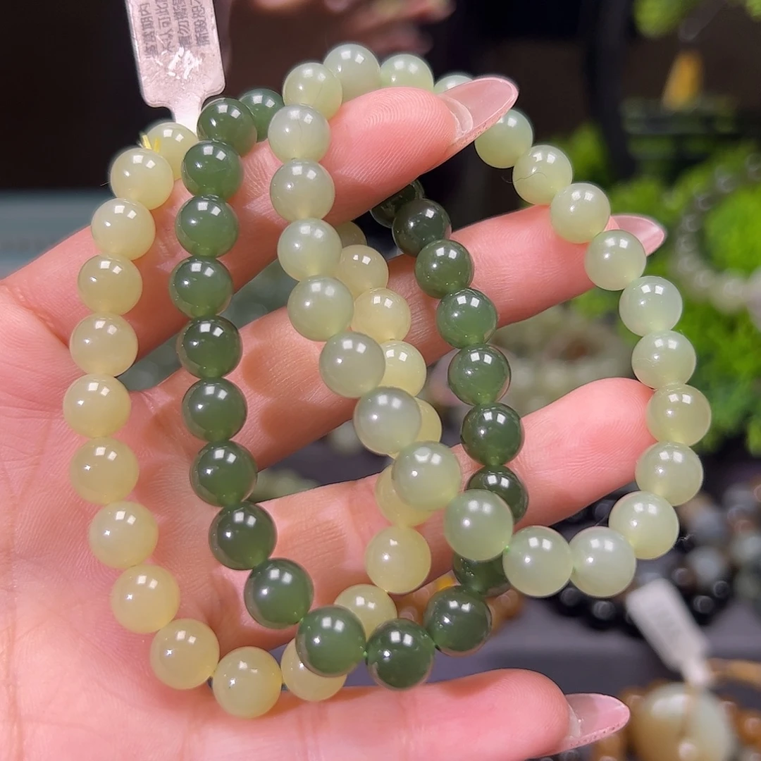 和田玉未镶嵌手串多样性发货，拍一发一