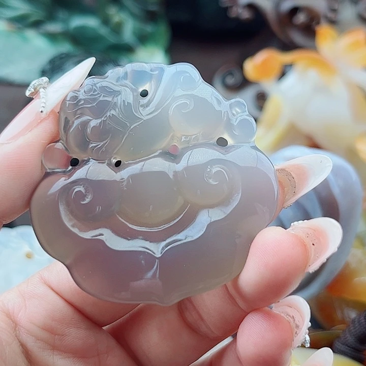 第***萍未镶嵌玛瑙手饰吊坠