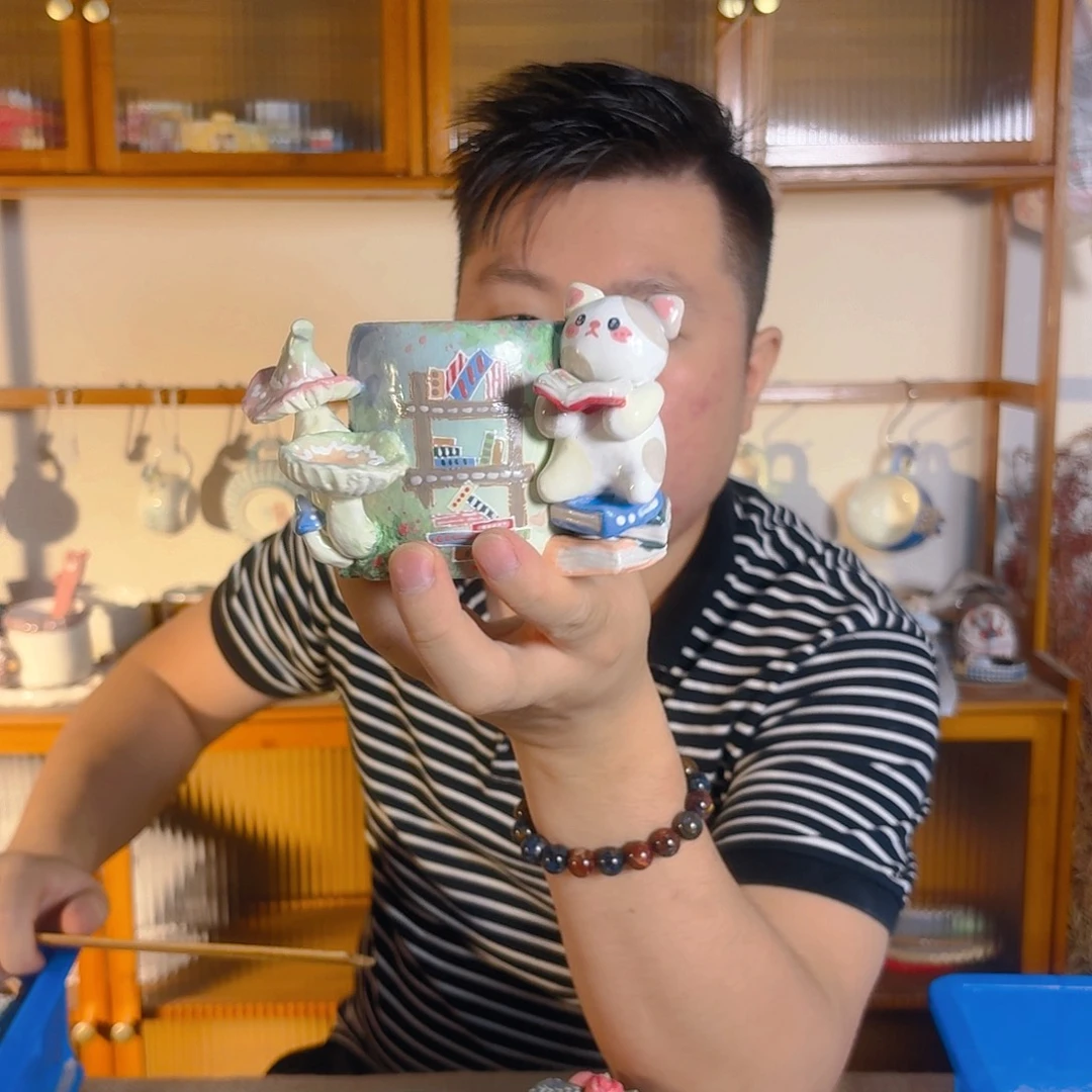 老梧家的手工多肉花盆