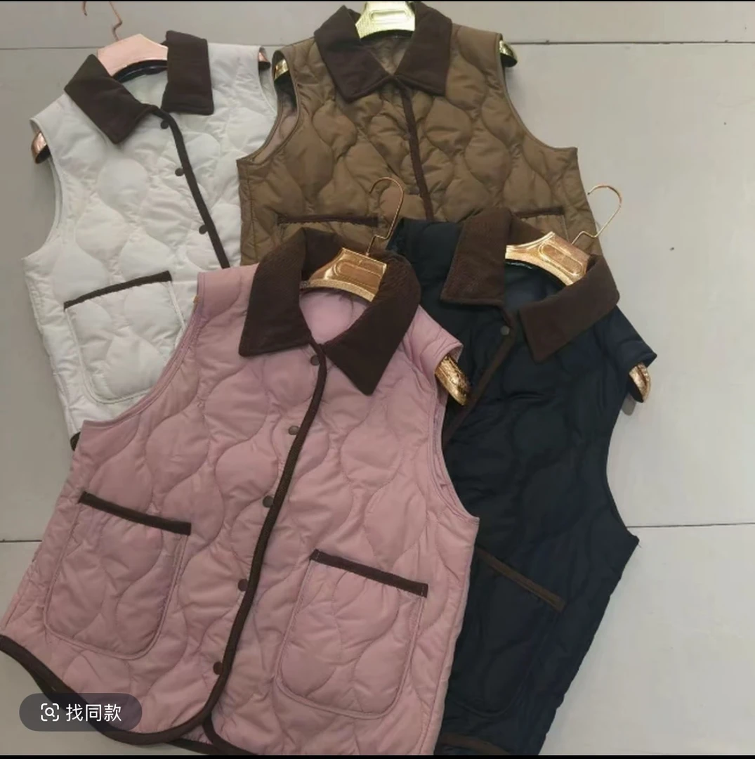冬季女款棉马甲背心外穿加厚新款爆款大码秋冬马夹外套夹棉