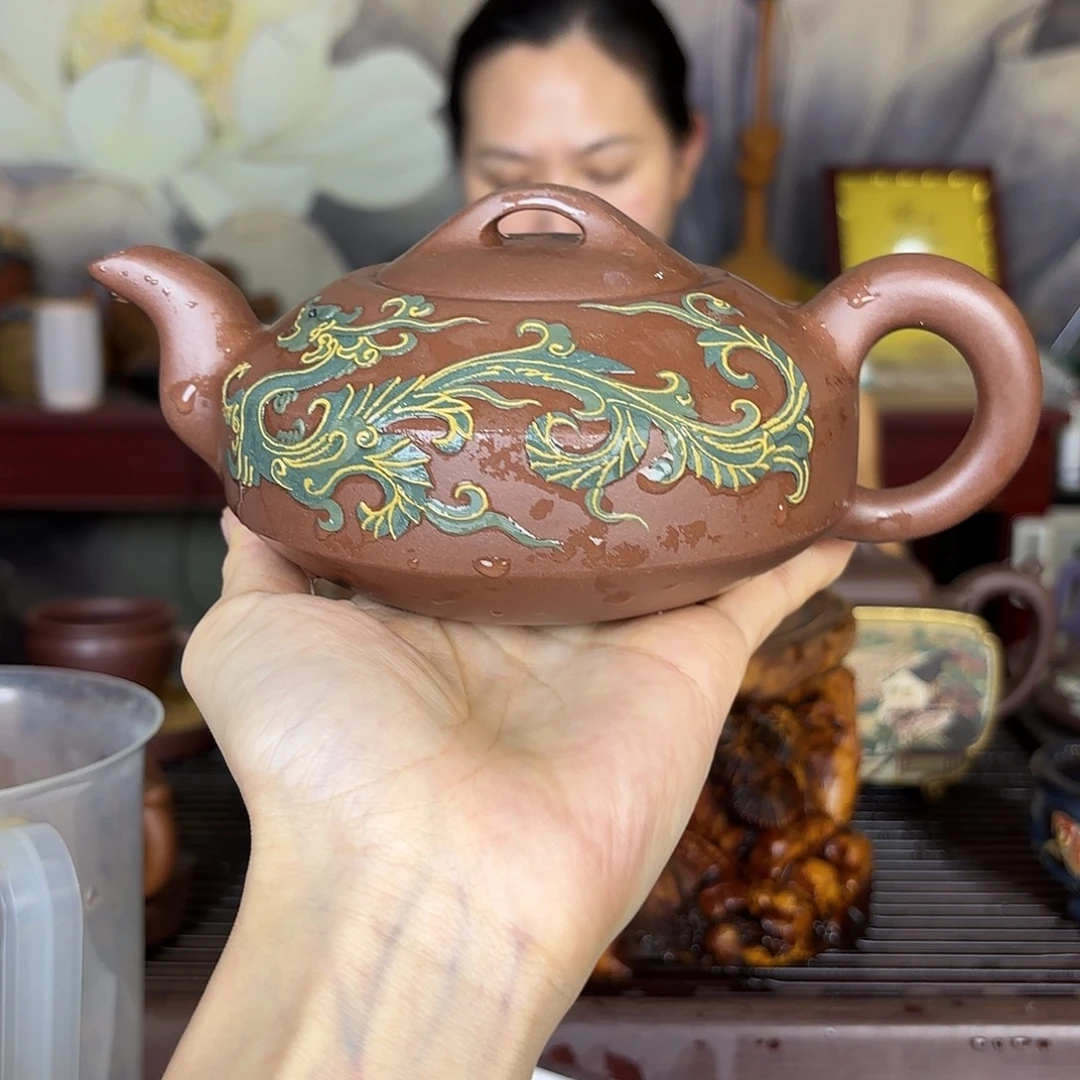 茶壶紫砂吴吉紫砂壶450cc