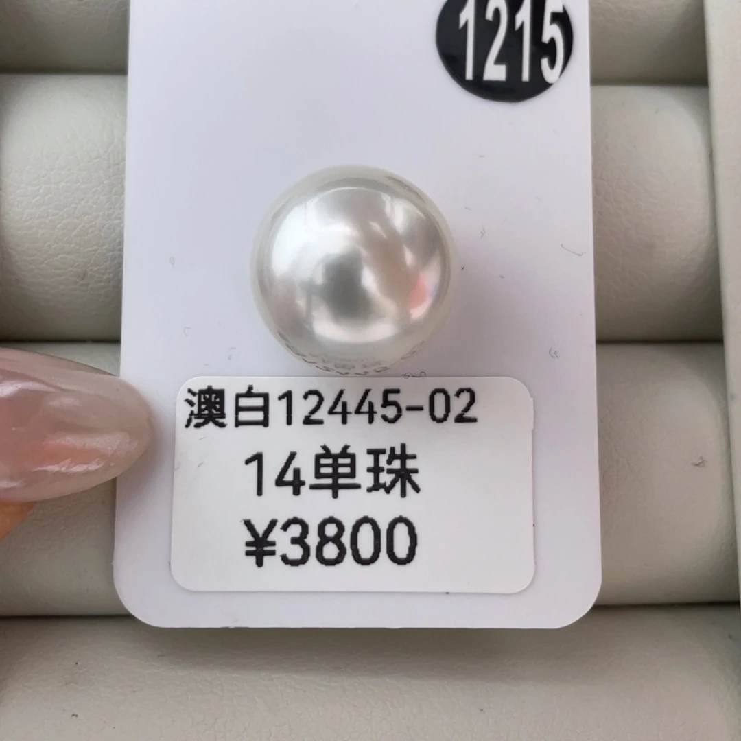 定制海水珍珠未镶嵌吊坠(不含链)澳白14-15mm