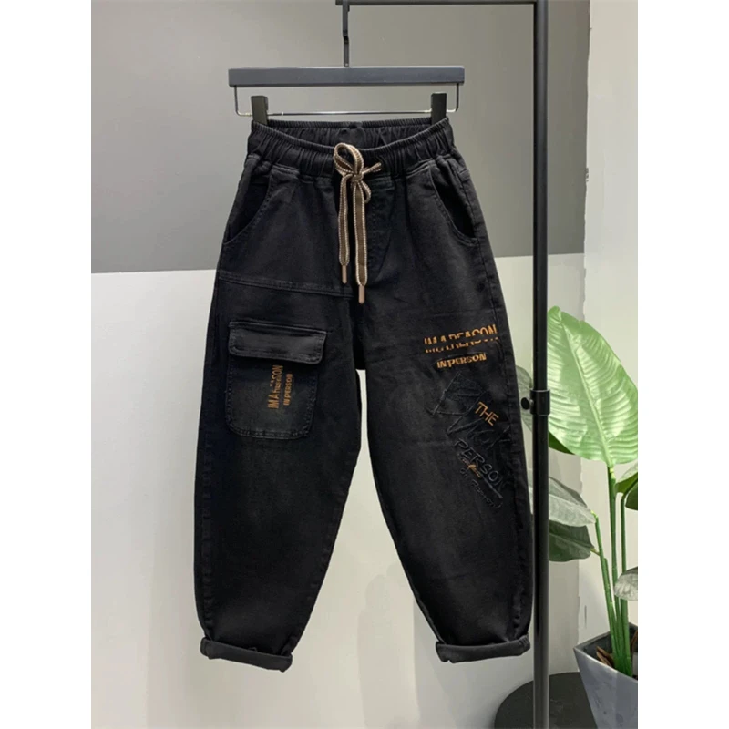 B2-女士夏季哈伦牛仔裤