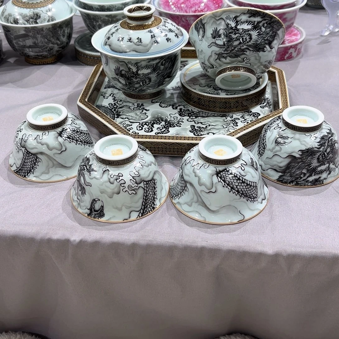 果***代瓷片景德镇瓷器精品展示