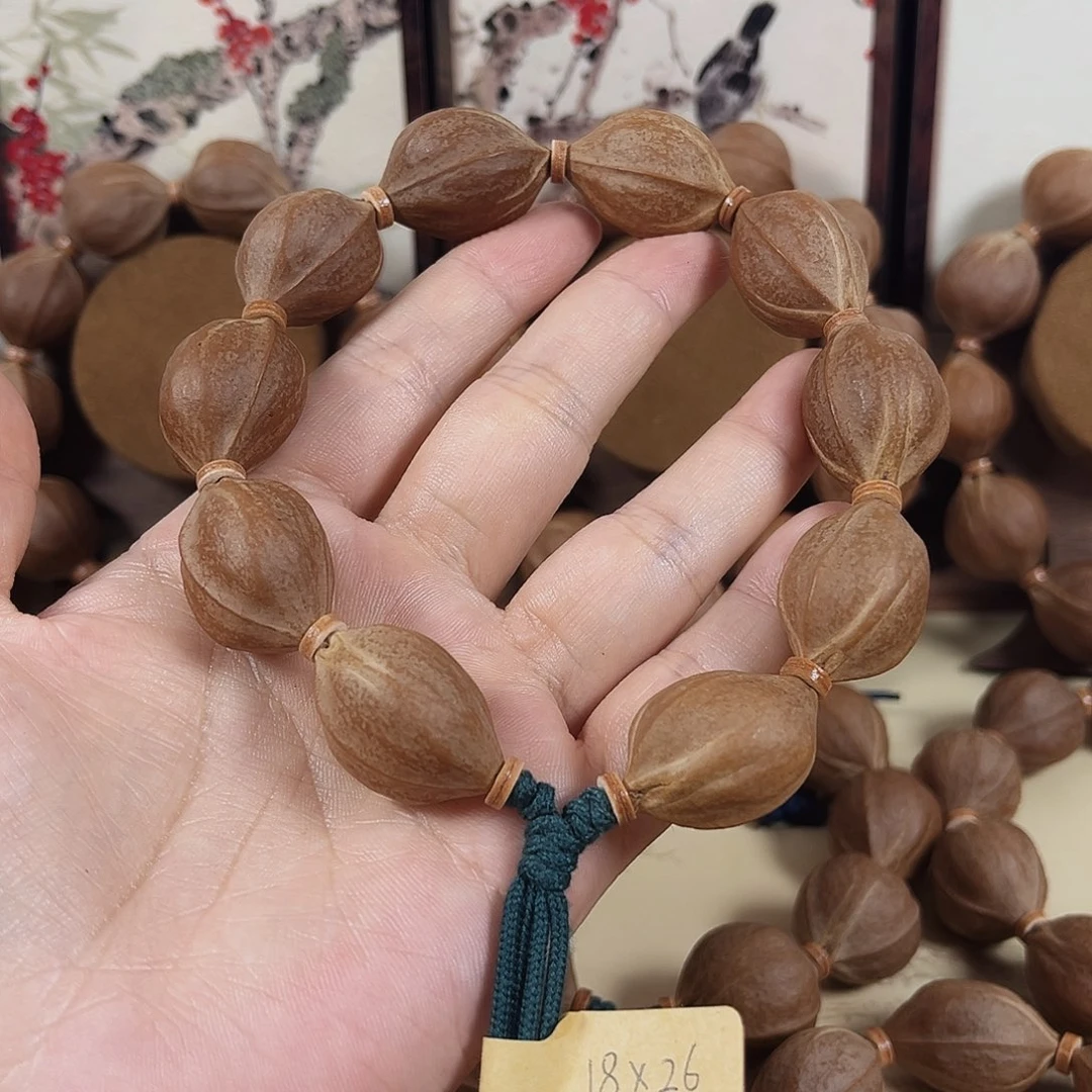 偶***尔手串橄榄核梅林铁核18.26橄榄核